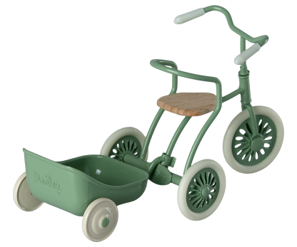 Maileg Tricycle Hanger, Mouse - Green