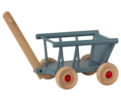 Maileg Wagon, Micro - Blue