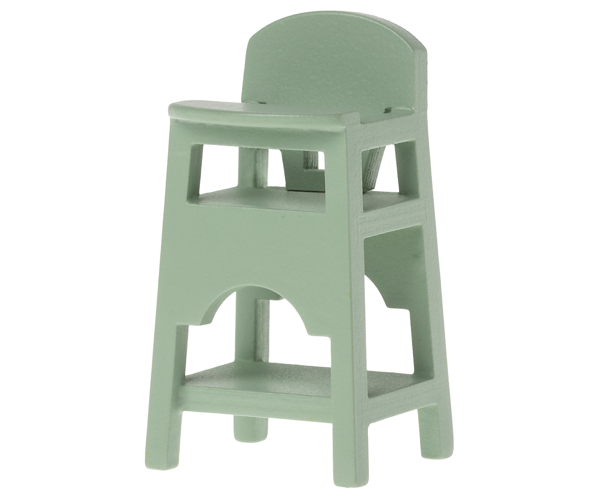 Maileg High Chair, Mouse - Mint