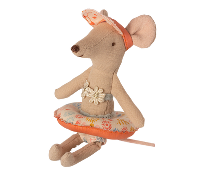 Maileg Float, Small Mouse - Flowers