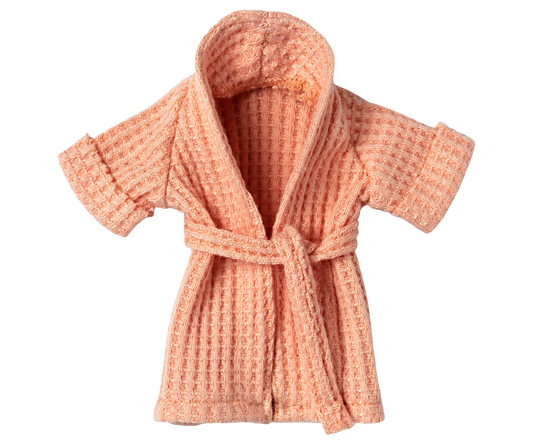 Maileg Bathrobe, Mum Mouse - Coral