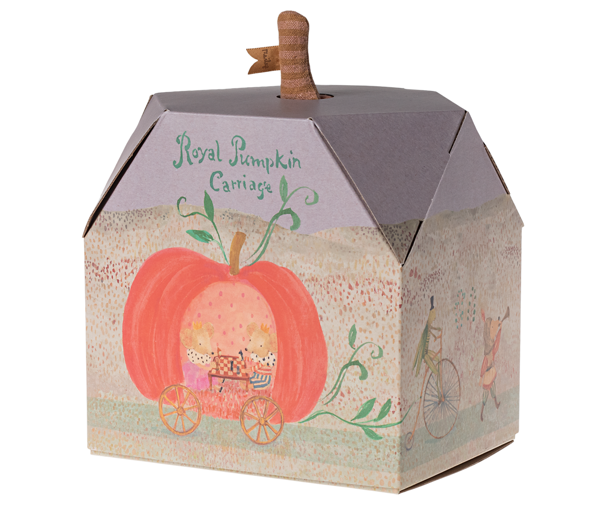 Maileg Pumpkin Carriage, Mouse