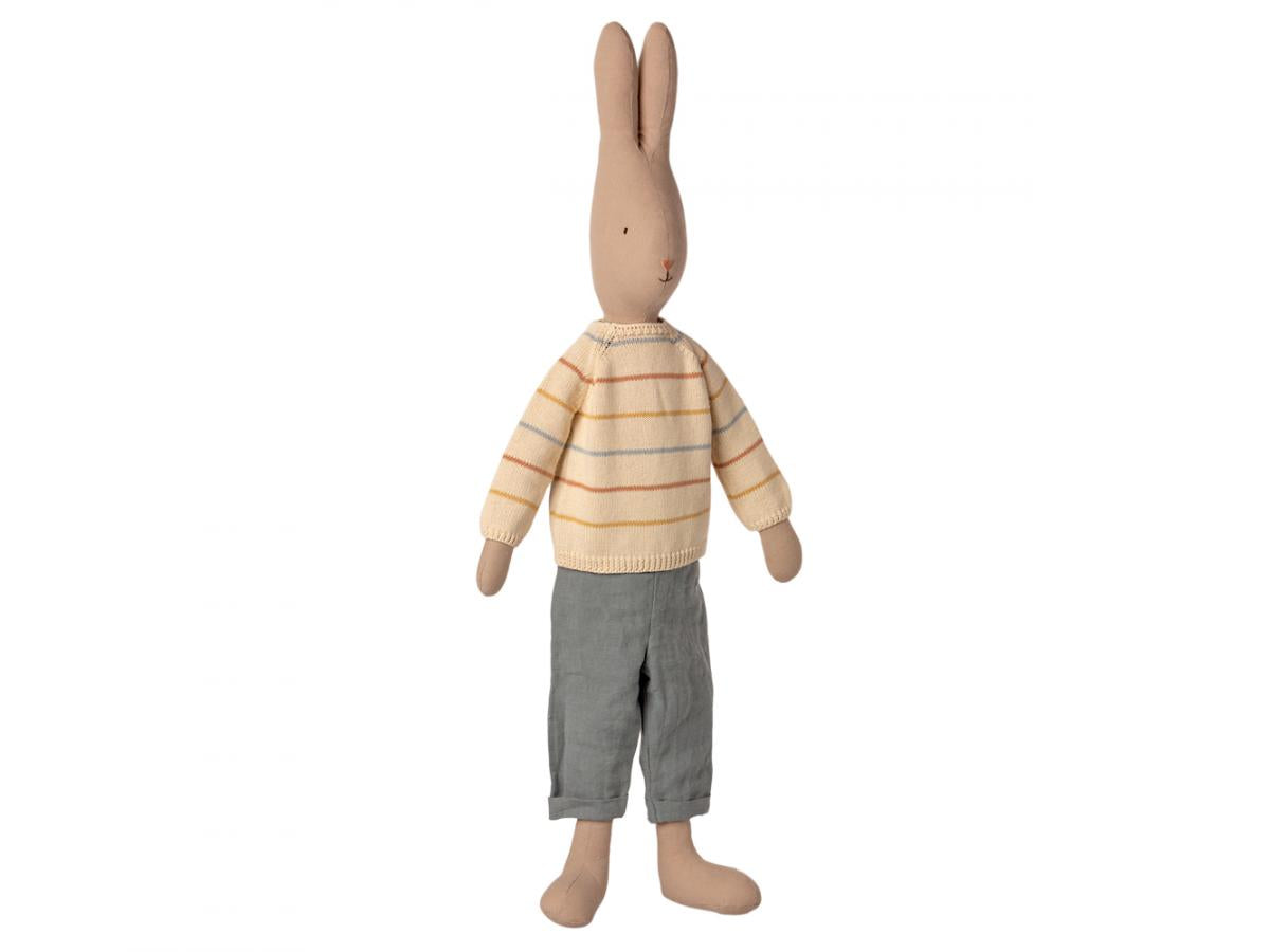 Maileg Rabbit Size 5, Pants and Knitted Sweater