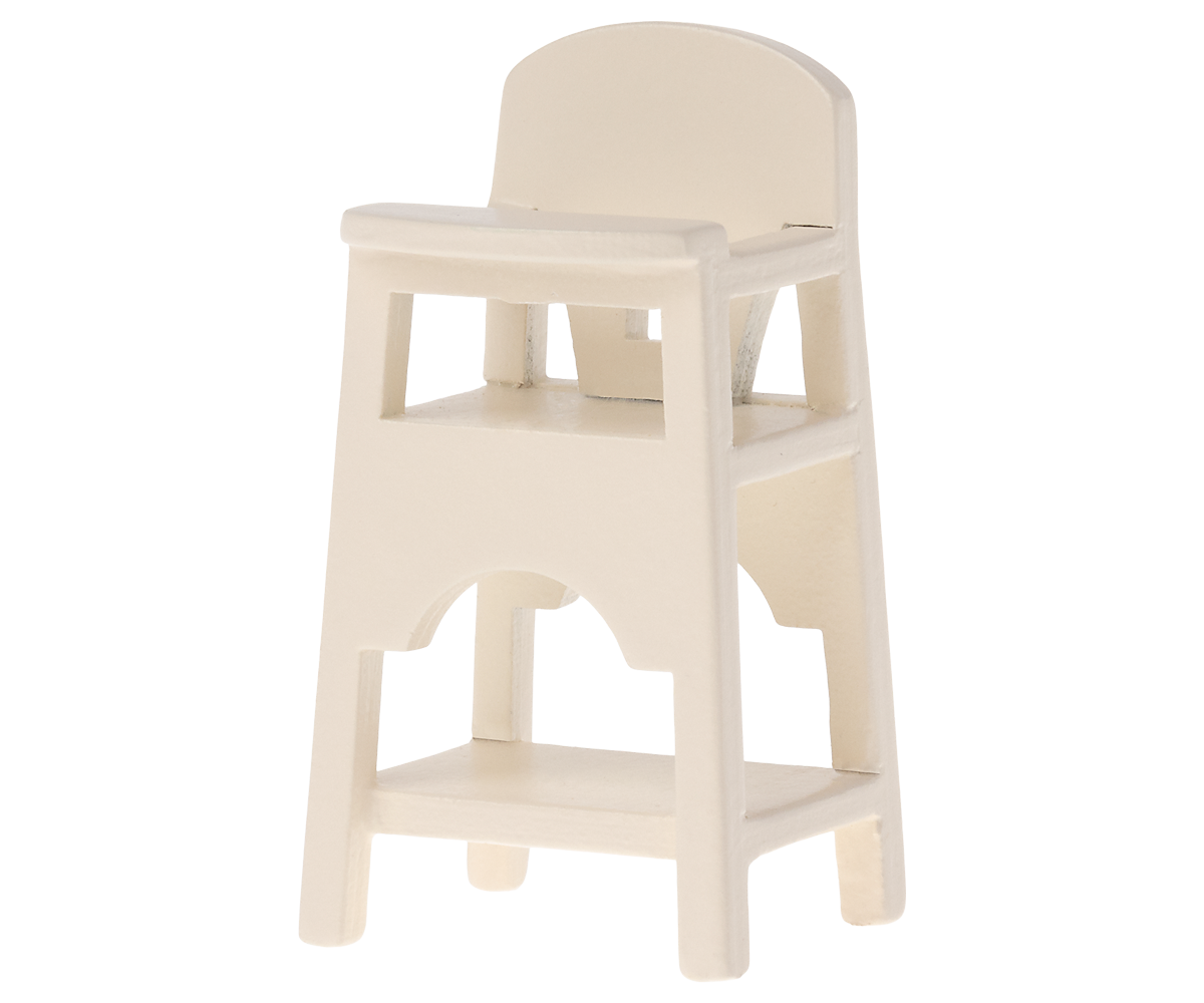 Maileg High Chair, Mouse - Off White